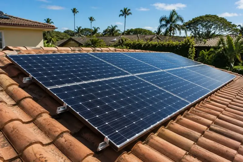 Installation de panneaux solaires à Novel
